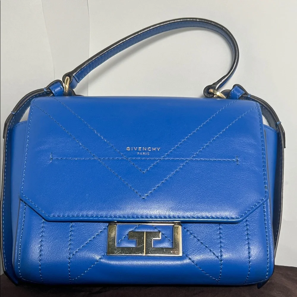 Givenchy Royal Blue Shoulder Bag - Picture 1 of 8
